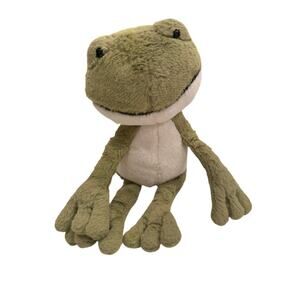 Jellycat FINNEGAN FROG  RETIRED Soft Plush Green Stuffed Animal Small